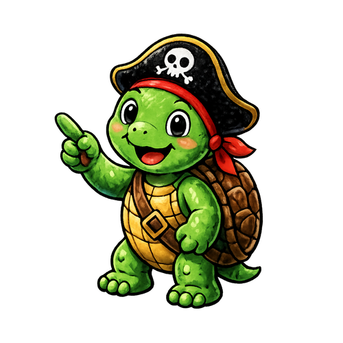 Kled pirate turtle